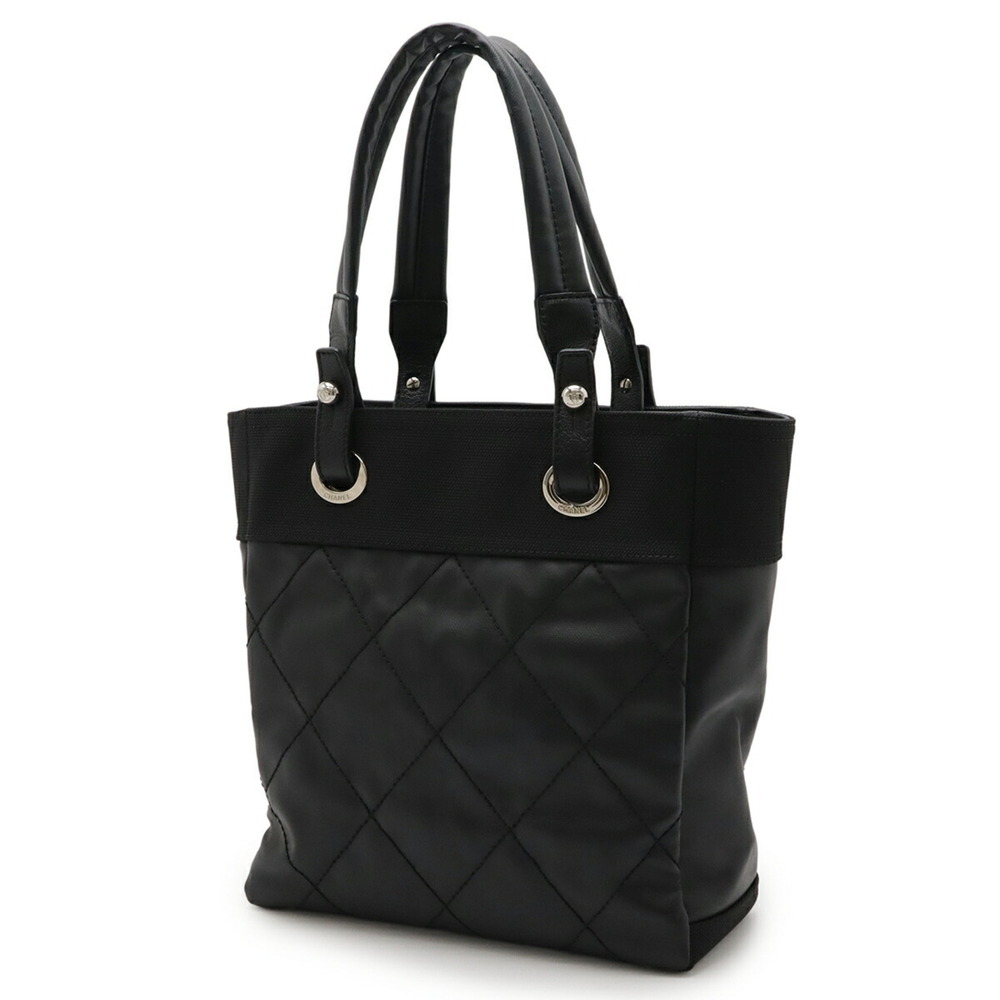 CHANEL Black Leather Shoulder Bag - Picture 3 of 10